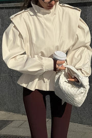 Stylish Long-sleeved Belted Casual Loose Jacket