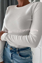 Lilipretty Koida Knitted Crew Neck Long Sleeve Top
