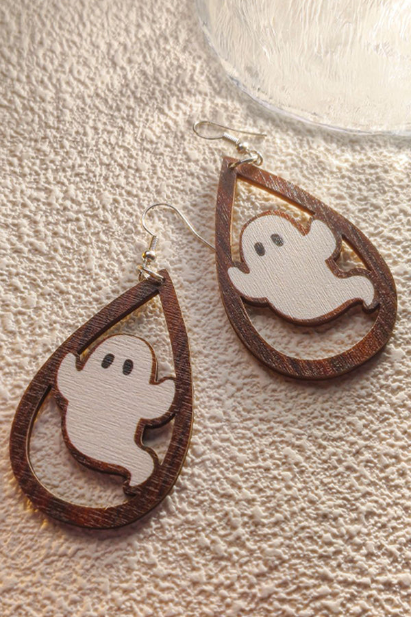 Halloween Horror and Fun Series Wooden Earrings