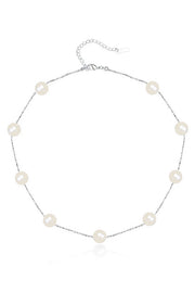 Vintage Pearl Beaded Stackable Elegant Necklace