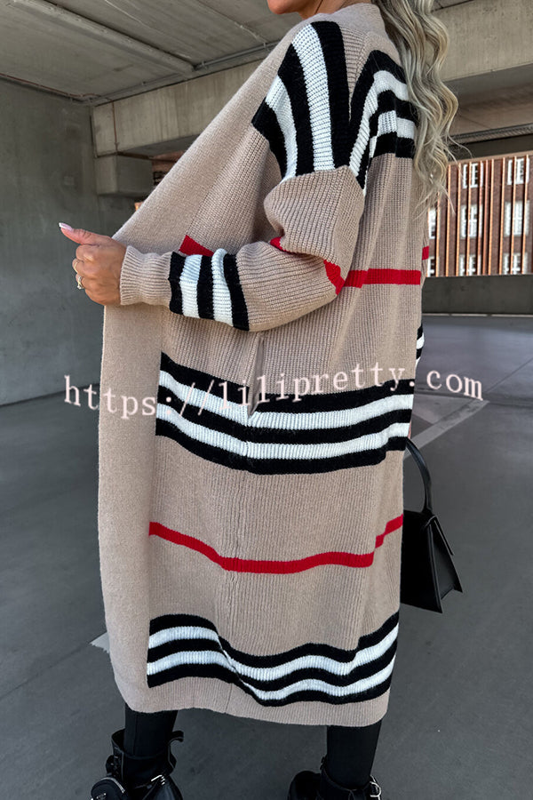Miracle Midi Cardigan with Comfort Stripe Side Pockets