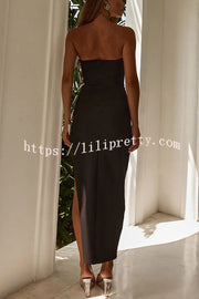 Fashionable Bow Sexy Backless Slim Fit Maxi Dress