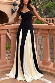 Lilipretty® Timeless Elegance Panelled Tulle A-line Slip Maxi Dress