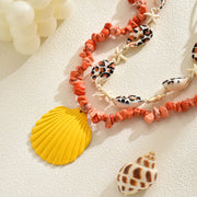 Ocean Style Beach Shell Pendant Necklace