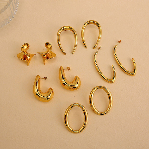 Fashionable Irregular Elegant Earrings