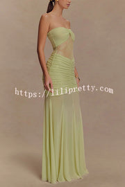 Fashion Lace Splicing Sexy Sleeveless Off-shoulder Slim Maxi Dress
