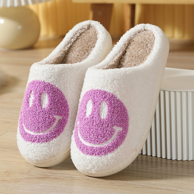 Lilipretty Smiley plush slippers