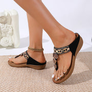 Bohemian Summer Fashion Beach Flat Slippers