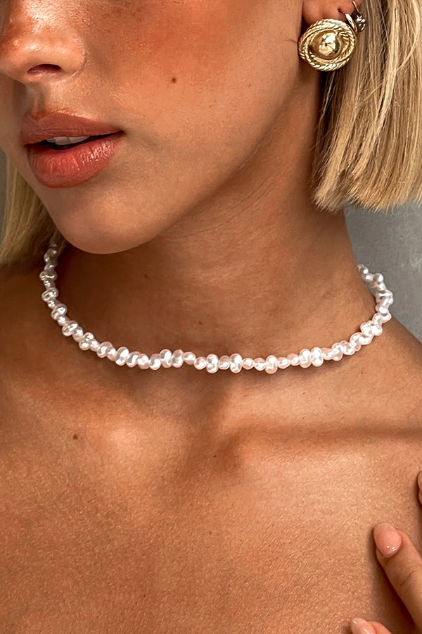 Gentle and Elegant Imitation Pearl Versatile Necklace