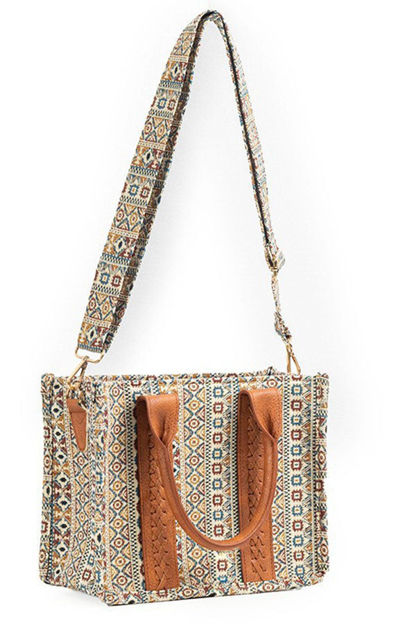 Lilipretty Western Bohemian Aztec Tote Bag