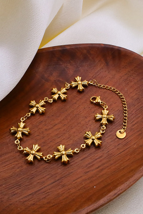 Roman Byzantine Style Vintage Cross Necklace and Bracelet