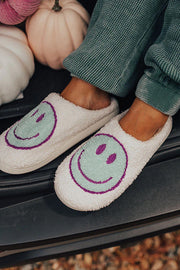 Lilipretty Smiley plush slippers