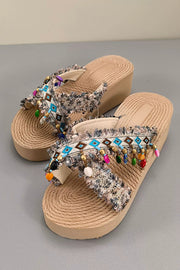 Bohemian Ethnic Style Tassel Beach Shoes