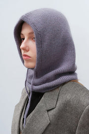 Stylish and Warm Neck Warmer One-piece Knitted Wool Hat