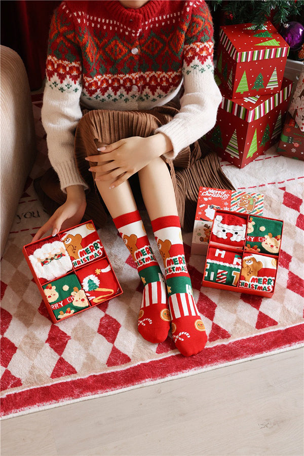 Christmas Cute Pattern Warm Socks