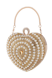 Banquet Fashionable Diamond-encrusted Pearl Versatile Handbag