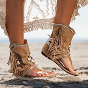 Lilipretty Retro Casual Tassel Roman Beach Women's Shoes