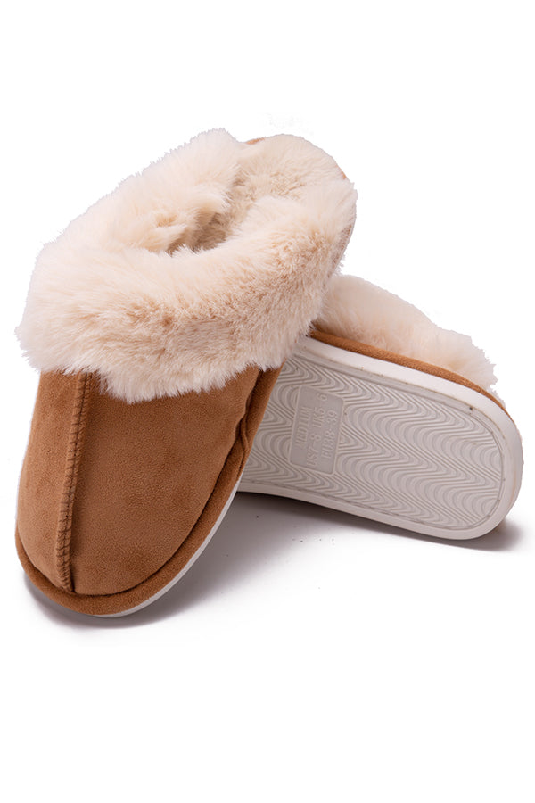 Warm Home Plush Cotton Slippers