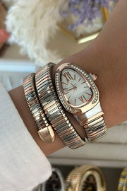 Fashionable Quartz Snake Bracelet Watch