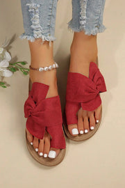 Casual Bow Soft Bottom Beach Sandals