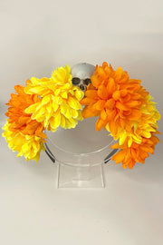 Halloween Flower Skull Headband