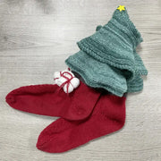 Lilipretty Comfy & Warm Knitted Socks Christmas Colorblock Socks