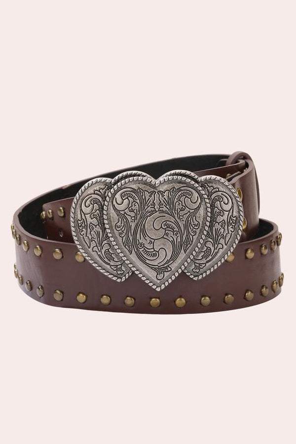 Personalized Rivet Pu Leather Fashion Belt