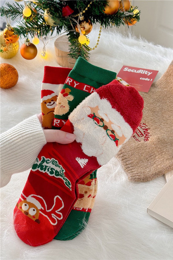 Christmas Cute Pattern Warm Socks