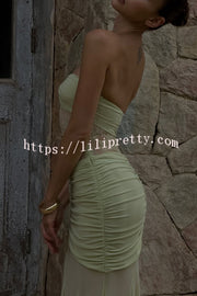 Fashion Lace Splicing Sexy Sleeveless Off-shoulder Slim Maxi Dress