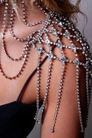 Hip-hop Punk Multi-layered Tassel Shoulder Chain