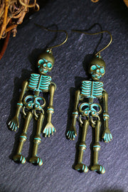 Halloween Dark Style Skull Earrings