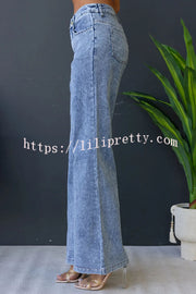 Madsen Denim Mid-high Waist Pocketed Stretch Flare Jeans