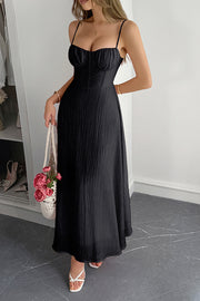 Solid Color Halter Backless Lace-up Holiday Slim Maxi Dress