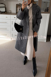 Book Club Knit Turtleneck Cap Sleeve Slit Sweater Midi Dress