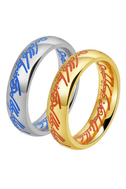 Personalized Stainless Steel Luminous Ring