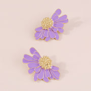 Retro Alloy Floral Pattern Earrings