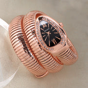 Fashionable Quartz Snake Bracelet Watch