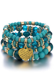 Stylish Bohemian Multi-Layer Crystal Beaded Bracelet