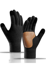 Outdoor Cycling Non-slip and Cold-proof Knitted Touchscreen Gloves