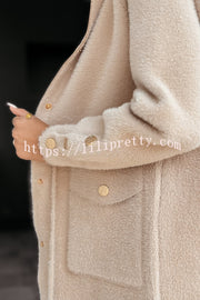 Fashion Drawstring Waistband Hooded Zipper Pocket Loose Coat