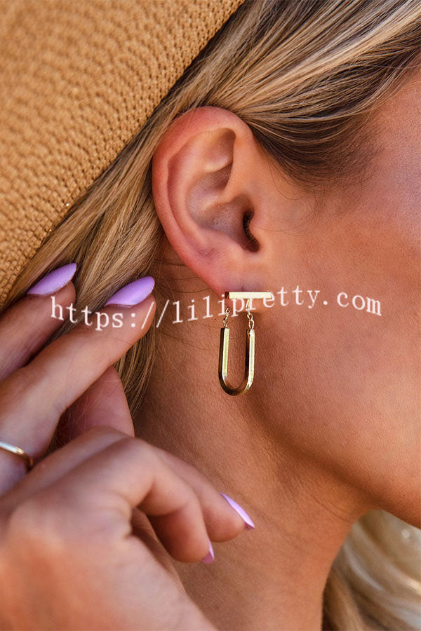 Lilipretty Gold Chain Link Earrings