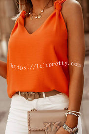 Lilipretty Committed for Life Knoted Tank Top