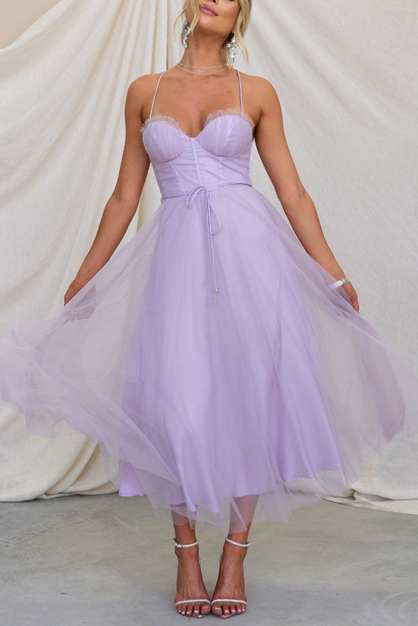 modern day princess chiffon dress Modern-day Princess Chiffon Suspenders Party Maxi Dress Noveify