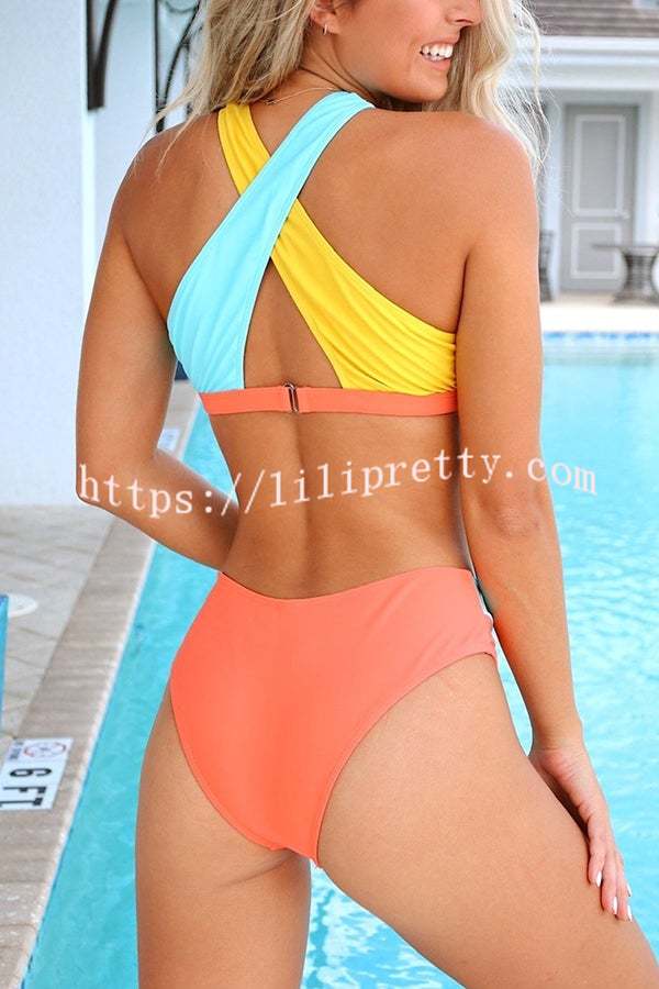 Lilipretty Highlight My Life Halter Neck Bikini Swimsuit