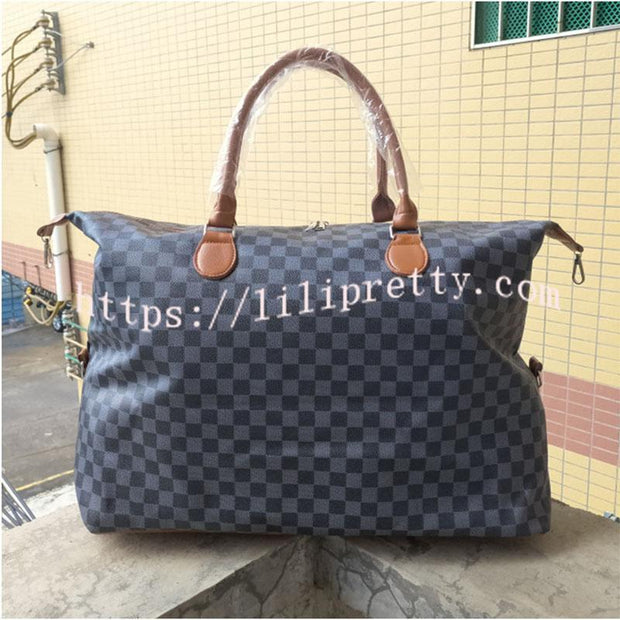 Lilipretty Checkered weekend bag