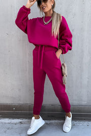 Lilipretty Worth It Sporty Style Solid Color Pants Suit