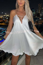 Lilipretty Stunning Shiny Chain Party Mini Dress
