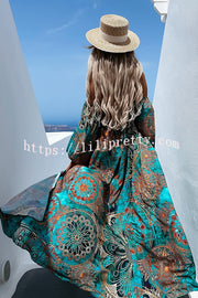 Lilipretty Travel Life Baroque Off Shoulder Maxi Dress