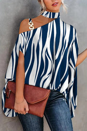 Lilipretty Always Right Chain One Shoulder Loose Top