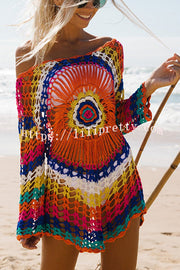 Lilipretty Malibu Dreaming Colorful Sun Protection Cover Up
